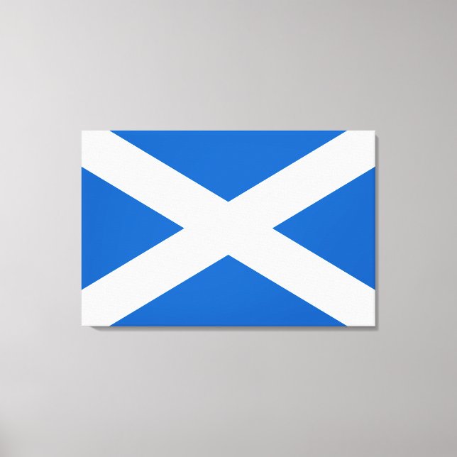 Lienzo Saltire ~ Bandera de Escocia (Anverso)
