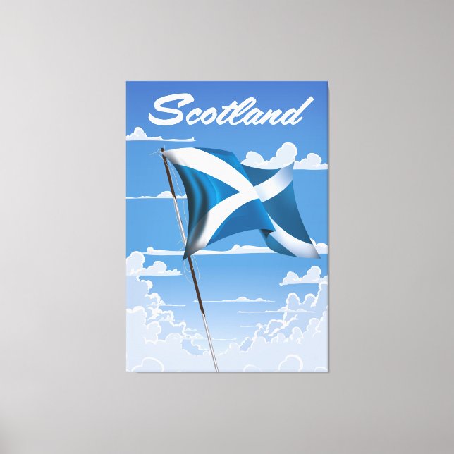Lienzo Saltire de Escocia (Anverso)
