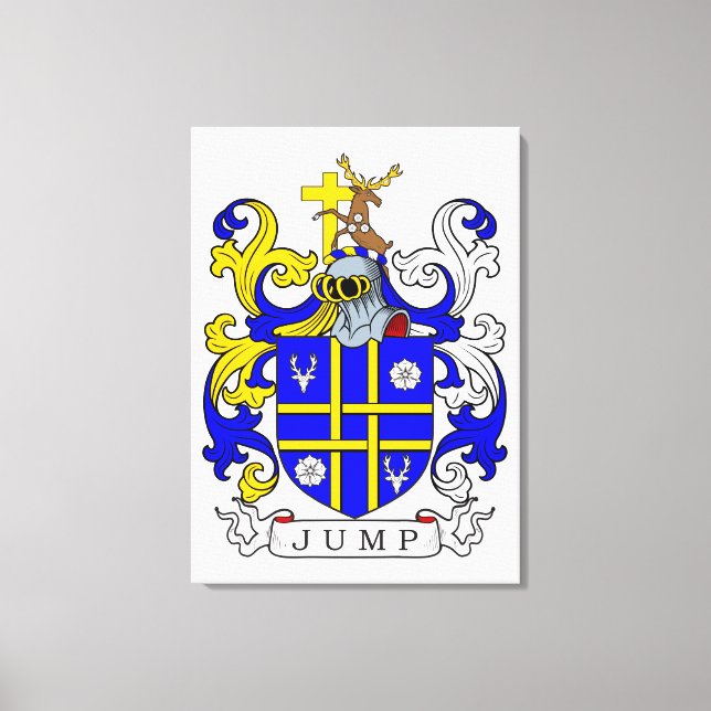 Lienzo Salto de escudo de armas (Anverso)