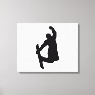 Lienzo Salto de Snowboard
