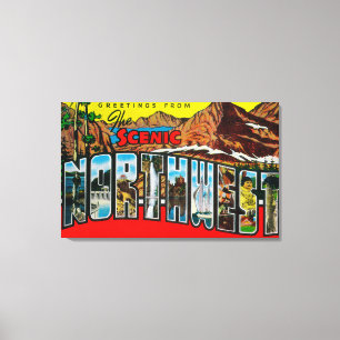 Lienzo Saludos desde el Escenario Noroeste