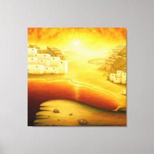 Lienzo "Salvación" - Oriente Medio, pintura oriental al a