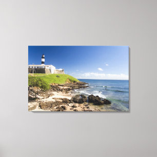 Lienzo Salvador, Brasil. Porto da Barra y el