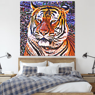 Lienzo Salvar Los Tigres