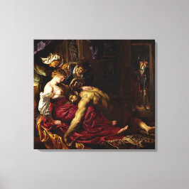 Lienzo Samson y Delilah por Peter Paul Rubens