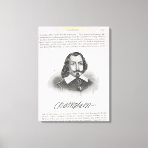 Lienzo Samuel de Champlain