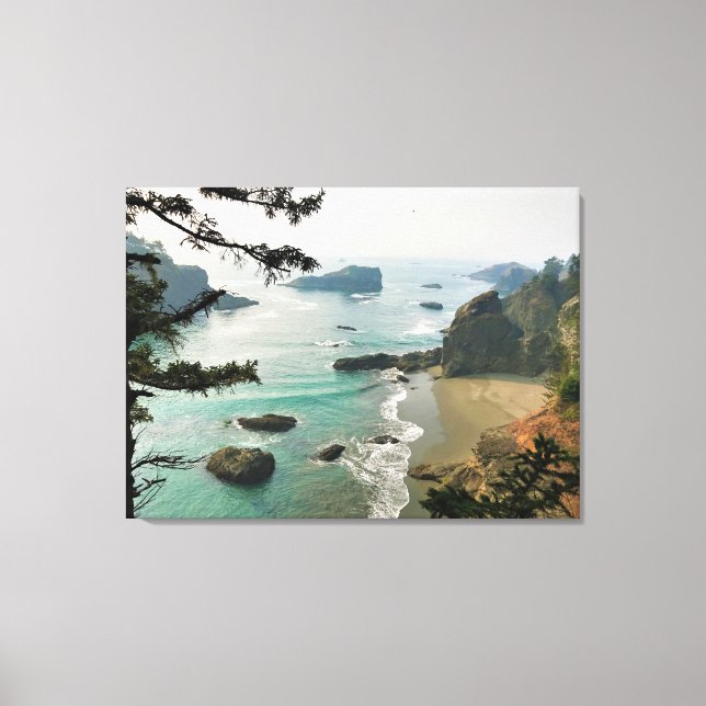 Lienzo Samuel H. Boardman, Costa de Oregón (Anverso)