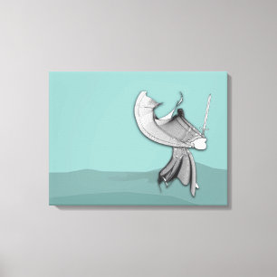 Lienzo Samurai digital