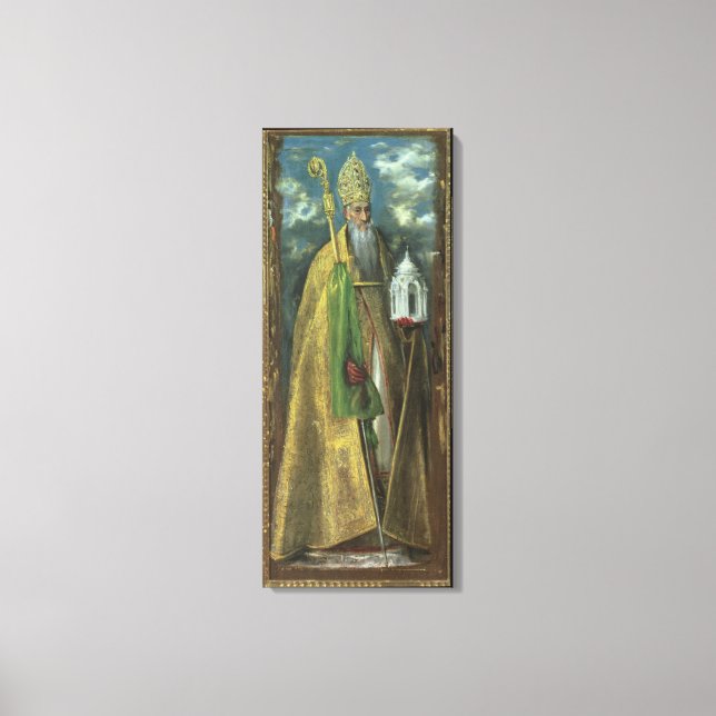 Lienzo San Agustín de Hippo 1590 (Anverso)