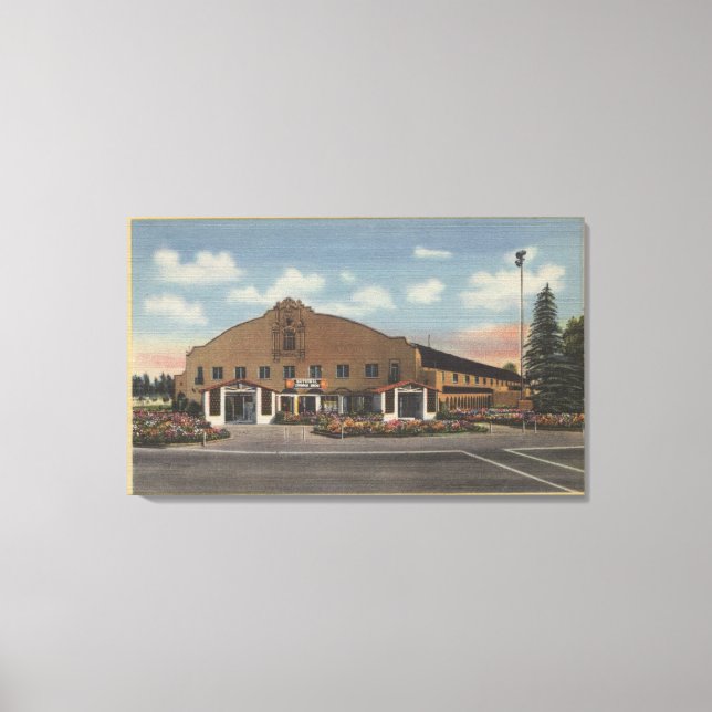 Lienzo San Bernardino, CA - Casa del Naranja Nacional (Anverso)