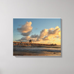 Lienzo San Clemente Pier California