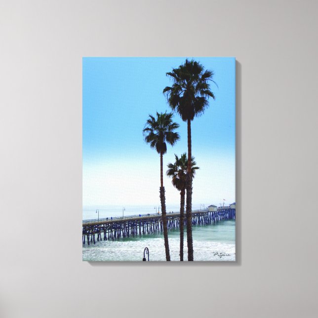 Lienzo San Clemente Pier Canvas (Anverso)