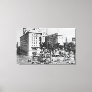 Lienzo San Diego, CA City View of US Grant Hotel