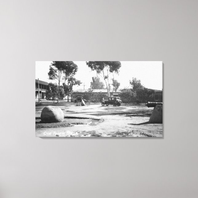 Lienzo San Diego, CA Old Town Plaza Ver Fotografía (Anverso)