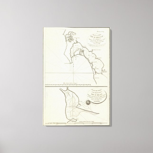 Lienzo San Diego, California (Anverso)