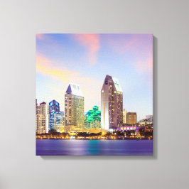 Lienzo San Diego California Wrapped Canvas 16.80 X 17.50"