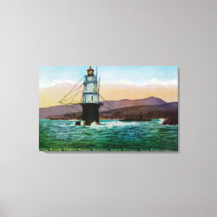 Lienzo San Francisco, casa ligera de la roca de la milla