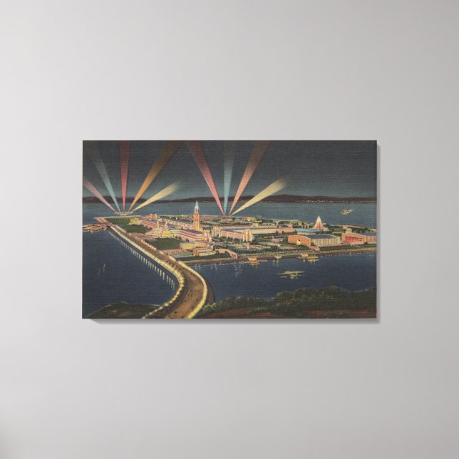 Lienzo San Francisco, CATreasure Island, en la Expo Intl (Anverso)