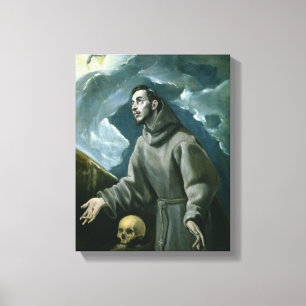 Lienzo San Francisco recibe el Stigmata (aceite sobre lie