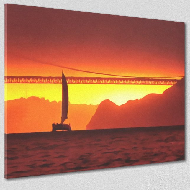 Lienzo San Francisco Sunset 1124 Art (Subido por el creador)