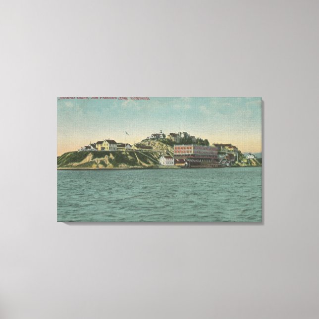 Lienzo San Francisco, vista de la prisión de la isla CAAl (Anverso)