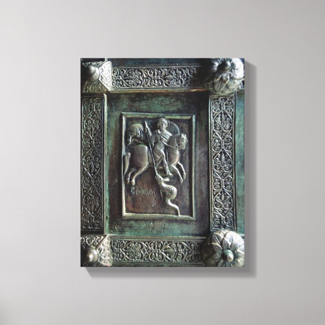 Lienzo San Jorge y el Dragón (Anverso)