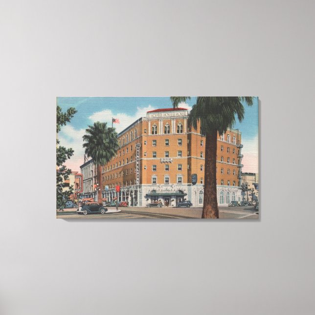 Lienzo San José, CA - Hotel Sainte Claire (Anverso)