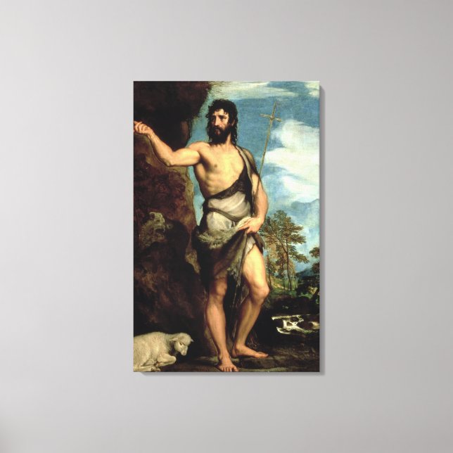 Lienzo San Juan Bautista (Anverso)