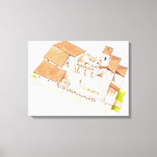 Lienzo San Millan de la Cogolla. Monasterio de Suso. La