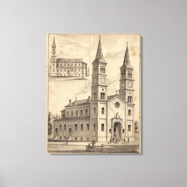 Lienzo San Pablo, Minnesota Lithograph (Anverso)