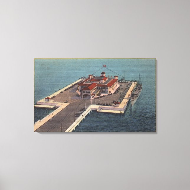 Lienzo San Petersburgo, Florida - Aérea del Millón (Anverso)