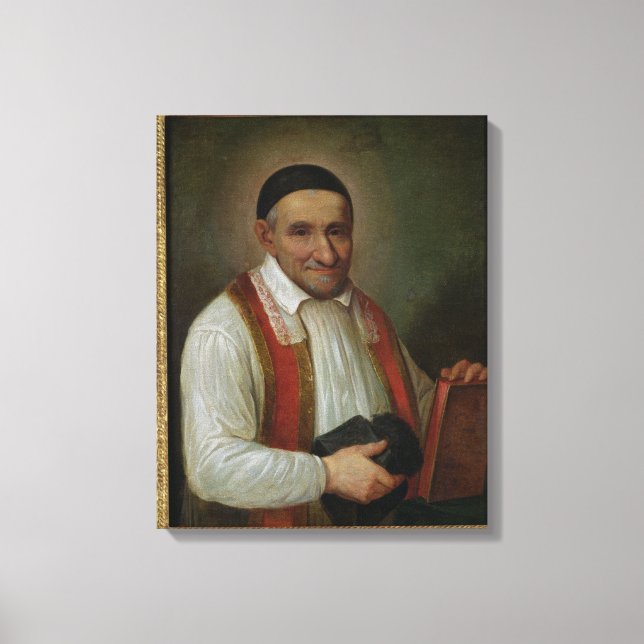 Lienzo San Vicente de Paul 1649 (Anverso)