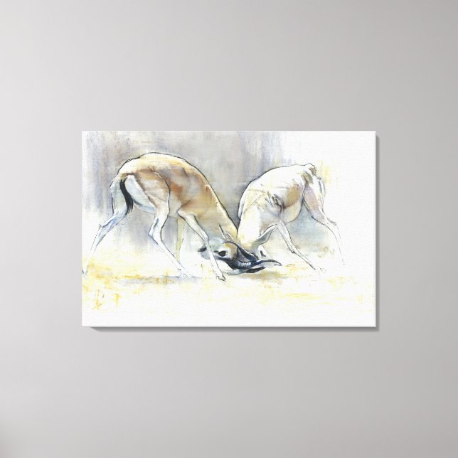 Lienzo Sand Gazelles 2009 4 (Anverso)