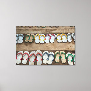 Lienzo Sandalias Chanclas