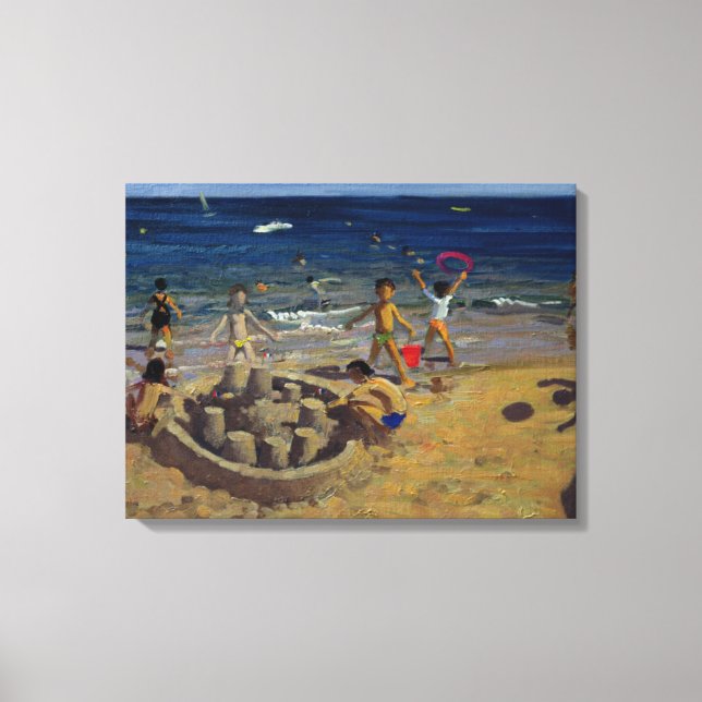 Lienzo Sandcastle France 1999 (Anverso)