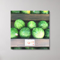 sandías en venta, base de frutas, ciudad de Nueva 