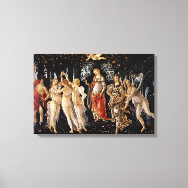 Lienzo Sandro Botticelli - La Primavera (Anverso)