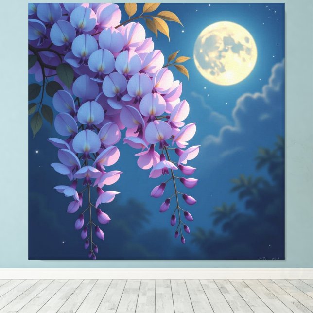 Lienzo „Sanftes Blütenlicht – Magischer Frühlingsmoment“ (Insitu (piso de madera))