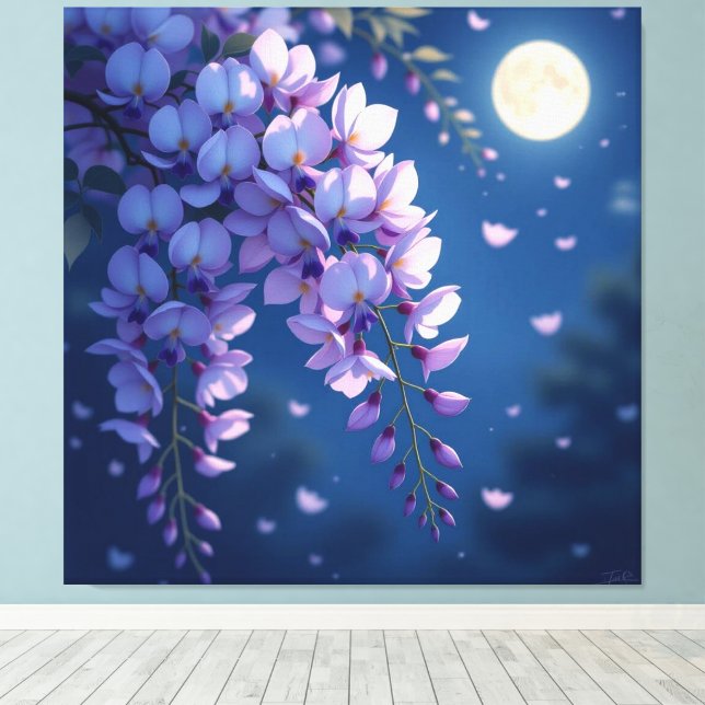 Lienzo „Sanftes Blütenlicht – Magischer Frühlingsmoment“ (Insitu (piso de madera))