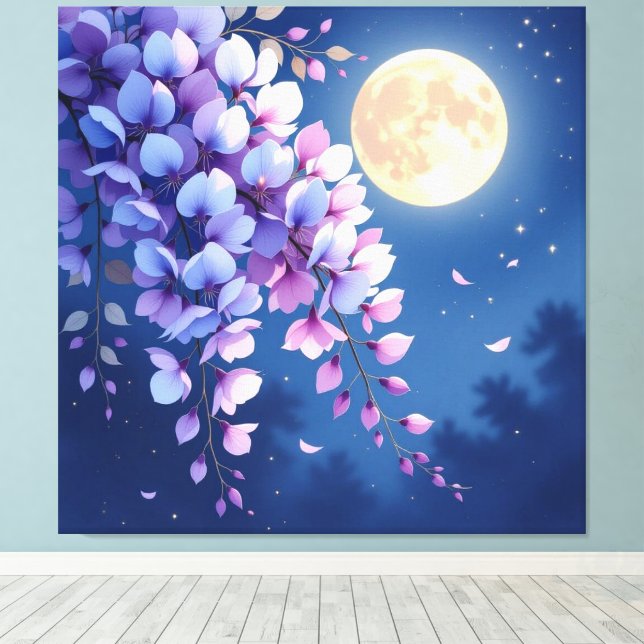 Lienzo „Sanftes Blütenlicht – Magischer Frühlingsmoment“ (Insitu (piso de madera))