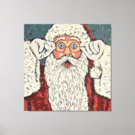 Lienzo Santa Claus Surprised