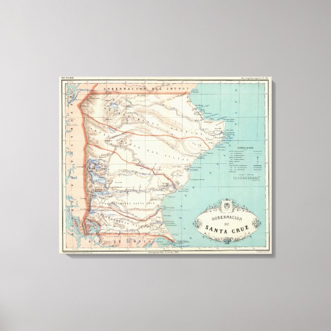 Lienzo Santa Cruz, Argentina (Anverso)