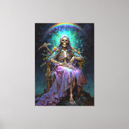 Lienzo Santa Muerte Siete Potencias