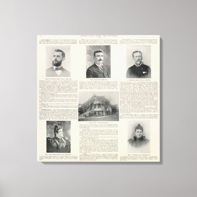 Lienzo Santa Rosa, California 2 (Anverso)