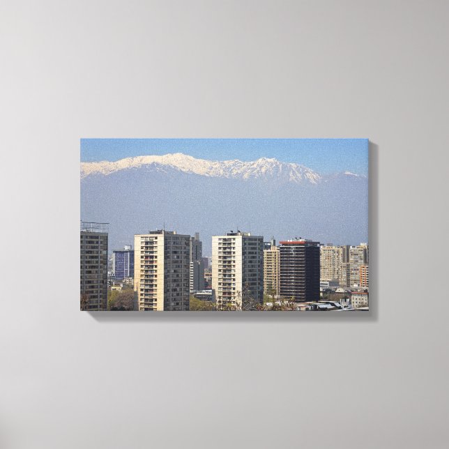 Lienzo Santiago, Chile (Anverso)