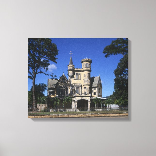 Lienzo Santiago, Puerto España, Trinidad, Caribe (Anverso)