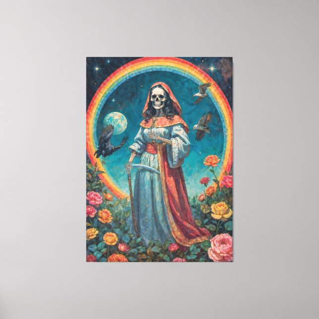 Lienzo Santisima muerte (Anverso)