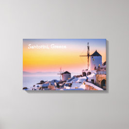 Lienzo Santorini Grecia