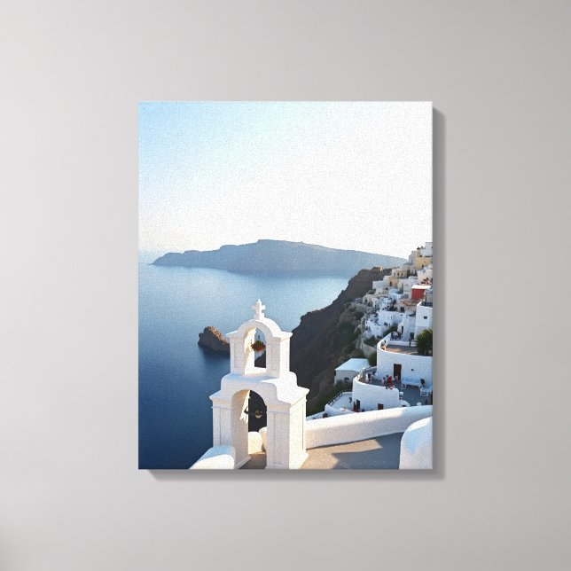 Lienzo Santorini Grecia (Anverso)