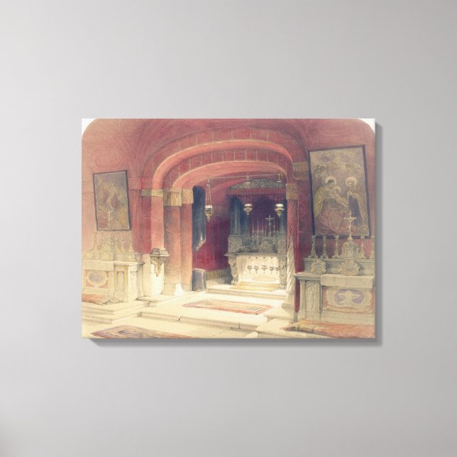 Lienzo Santuario de la Anunciación, Nazaret, 20 de Abril  (Anverso)